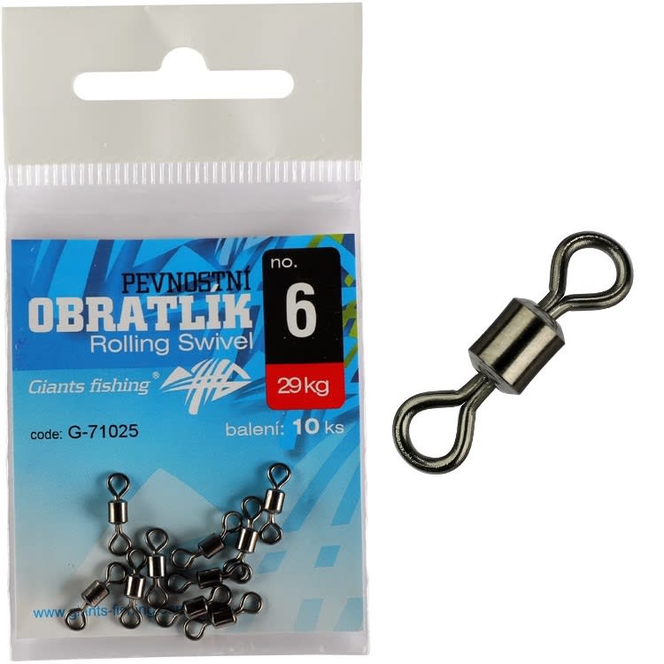 Giants Fishing pevnostní obratlík Rolling Swivel  vel.14