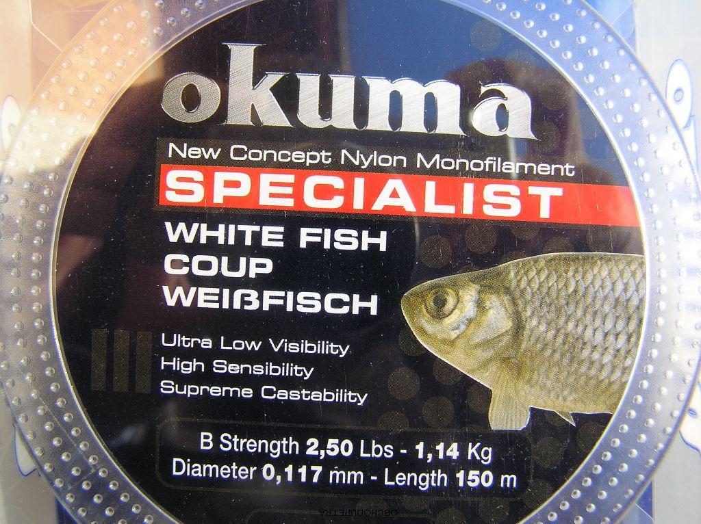 Okuma Specialist White Fish150 m 0,117 mm