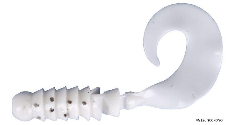 Prologic LB Grub White Glow Dots 10 cm
