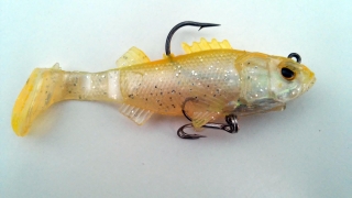 Prologic Rattle Shad Pearl Orange  9,5 cm