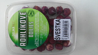 DELIKA-PET rohlikové boilies 30 g 12 mm Jahoda
